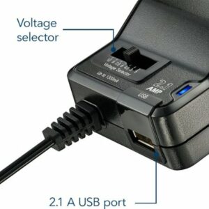 Insignia™ - 15.6 W 4.9 ft Universal AC Adapter - Black