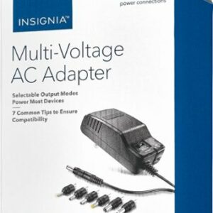 Insignia™ - 15.6 W 4.9 ft Universal AC Adapter - Black