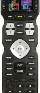 Universal Remote Control - IR/RF Open Architecture Remote w/Charging Base - Black