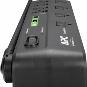 APC - SurgeArrest 8-Outlet PDU - Black