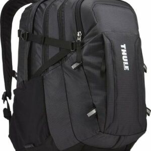 Thule - EnRoute 27L Escort 2 Backpack for 15.6" Laptop w/ 10.1" Padded Tablet Sleeve, Crushproof SafeZone, & Water Bottle Holder - Black