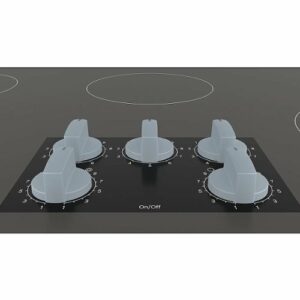 Bosch - 500 Series 36" Built-In Electric Cooktop with 5 elements - Black