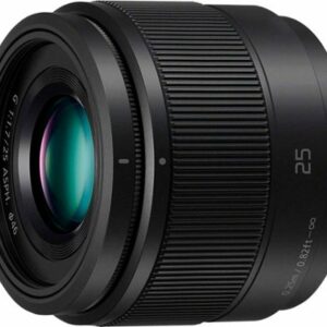 Panasonic - LUMIX G 25mm f/1.7 ASPH. Lens for Mirrorless Micro Four Thirds Compatible Cameras, H-H025-K - Black