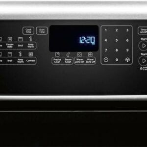 Whirlpool - 6.7 Cu. Ft. Self-Cleaning Freestanding Double Oven Electric Convection Range - Stainless Steel