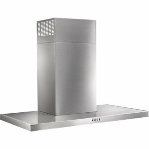 Whirlpool - 36" Convertible Flat Range Hood - Stainless Steel