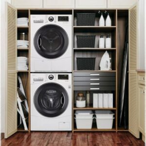 LG - 2.2 Cu. Ft. High-Efficiency Compact Front-Load Washer with 6Motion Technology - White