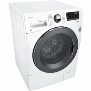 LG - 2.2 Cu. Ft. High-Efficiency Compact Front-Load Washer with 6Motion Technology - White