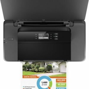 HP - OfficeJet 200 Mobile Inkjet Printer - Black