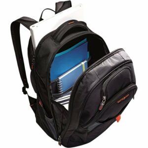 Samsonite - Tectonic Backpack for 17" Laptop - Black/Orange