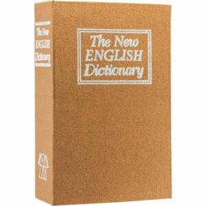 Barska - Dictionary Book Lock Box with Combination Lock - Tan