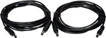 Sanus - Foundations Component Series 9' Power Wires (2-Pack) - Black