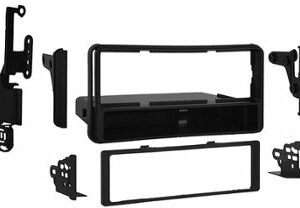 Metra - Dash Kit for Select 2001-2009 Toyota 4Runner DIN DDIN - Black