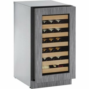 U-Line - Wine Captain 31-Bottle Built-In Wine Cooler - Custom Panel Ready