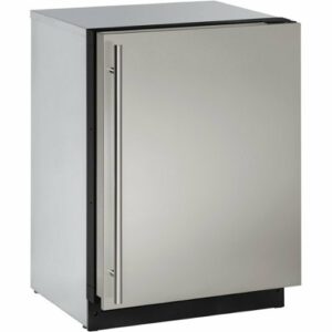 U-Line - 2000 Series 4.9 Cu. Ft. Built-In Mini Fridge - Stainless Steel