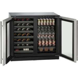 U-Line - Modular 3000 Series 31-Bottle Built-In Wine Refrigerator - Stainless Steel