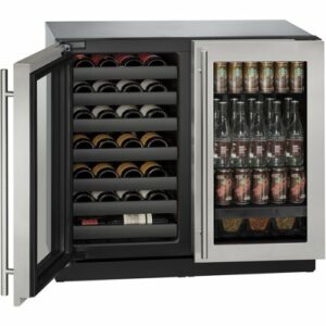 U-Line - Modular 3000 Series 31-Bottle Built-In Wine Refrigerator - Stainless Steel