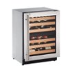 U-Line - Wine Captain 43-Bottle Wine Cooler - Stainless Steel