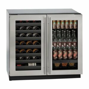 U-Line - Modular 3000 Series 31-Bottle Built-In Wine Refrigerator - Stainless Steel