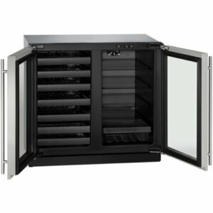 U-Line - Modular 3000 Series 31-Bottle Built-In Wine Refrigerator - Stainless Steel