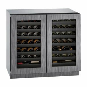 U-Line - Wine Captain 62-Bottle Built-In Wine Cooler - Custom Panel Ready