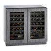 U-Line - Wine Captain 62-Bottle Built-In Wine Cooler - Custom Panel Ready