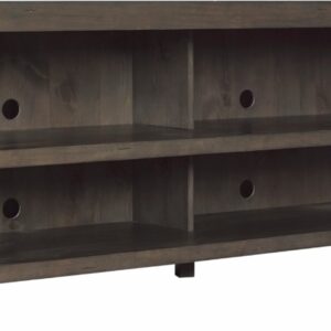 Bell'O - Open Front TV Stand for Most Flat Screen TV's Up to 65" - Waxy Weathered Pine