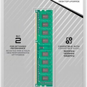 PNY - 8GB 1.6 GHz DDR3 DIMM Desktop Memory - Green