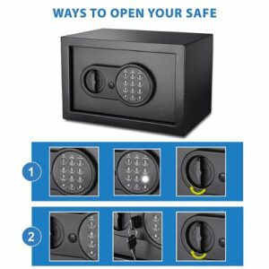 Barska - Safe with Electronic Keypad Lock - Black