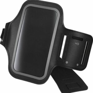 Insignia™ - Fitness Armband for Cell Phones with Screens up to 6.2" - Black