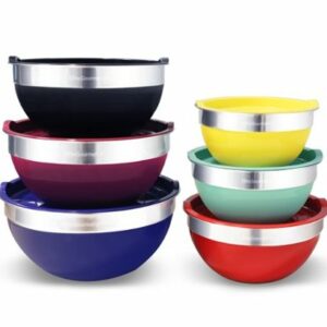 Maxi-Matic Elite Gourmet 12-Piece Mixing Bowl Set - Multi