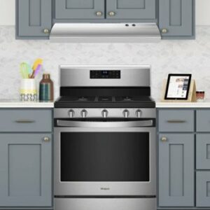 Whirlpool - 30" Convertible Range Hood - Stainless Steel