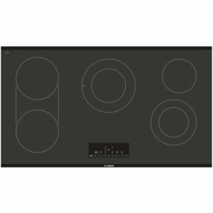 Bosch - 800 Series 36" Built-In Electric Cooktop with 5 elements - Black