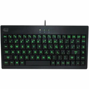 Adesso - SlimTouch AKB-110EB TKL Wired Membrane Keyboard - Black