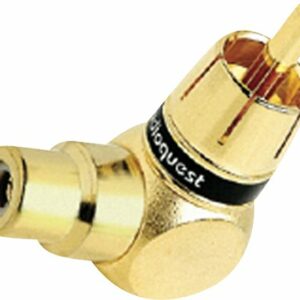 AudioQuest - Right-Angle RCA Adapter - Gold