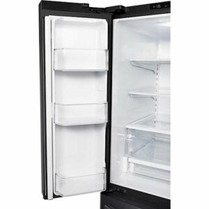 Samsung - 30" Wide, 22 cu. ft. French Door  Fingerprint Resistant Refrigerator - Black Stainless Steel