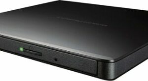 LG - 8x External USB 2.0 Double-Layer DVD±RW/±R/-RAM/CD-RW Drive - Black