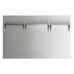 DCS by Fisher & Paykel - Backguard for Cooktops - Brushed Stainless Steel