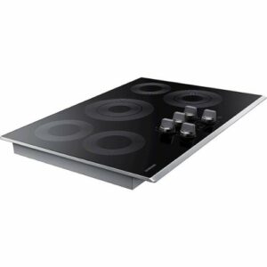 Samsung - 30" Electric Cooktop with WiFi - Stainless Steel