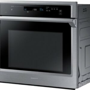 Samsung - 30" Single Wall Oven with  Steam Cook and WiFi - Stainless Steel