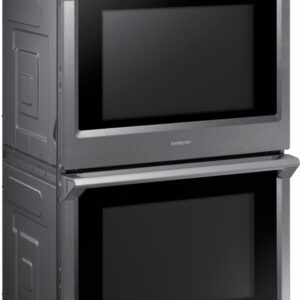 Samsung - 30" Double Wall Oven with Steam Cook and WiFi - Stainless Steel