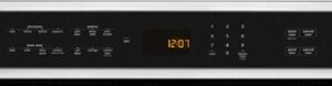 Maytag - 30" Single Electric Convection Wall Oven with Built-In Microwave - Stainless Steel