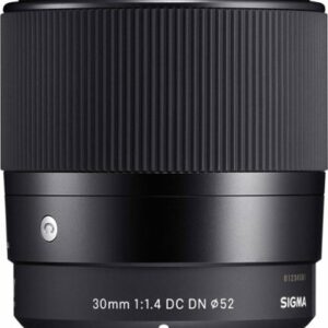 Sigma - 30mm 1.4 DC DN Contemporary Lens for select Sony APS-C E-mount cameras - Black