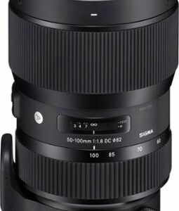 Sigma - 50-100mm F1.8 DC HSM Art Telephoto Zoom Lens for Nikon APS-C DSLR Cameras - black