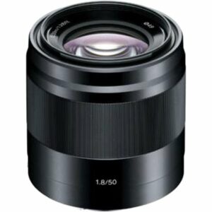 Sony - 50mm f/1.8 Optical Lens for Select E-Mount Cameras - Black