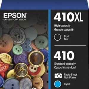 Epson - 410/410XL 5-Pack High-Yield and Standard Capacity Ink Cartridges - Cyan/Magenta/Yellow/Photo Black