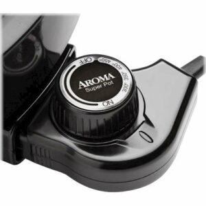 AROMA - SuperPot 10" 3-in-1 Electric Grill - Black