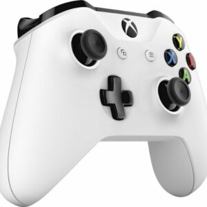 Microsoft - Geek Squad Certified Refurbished Wireless Controller for Xbox One and Windows 10 - White