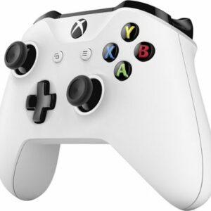 Microsoft - Geek Squad Certified Refurbished Wireless Controller for Xbox One and Windows 10 - White