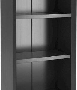 CorLiving - Quadra 2-Shelf Bookcase - Black