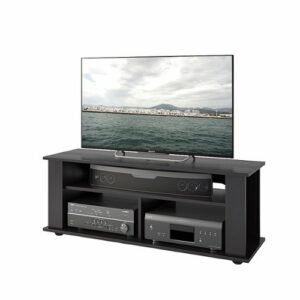 CorLiving - Bakersfield TV Stand, For TVs up to 55" - Ravenwood Black